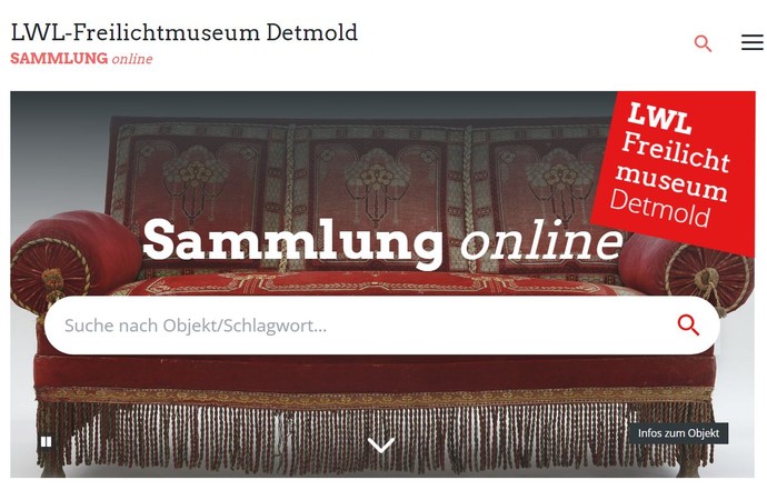 Screenshot der Projektseite