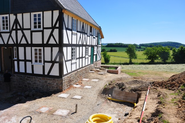 …und der Bau an der historische Rampe auch.